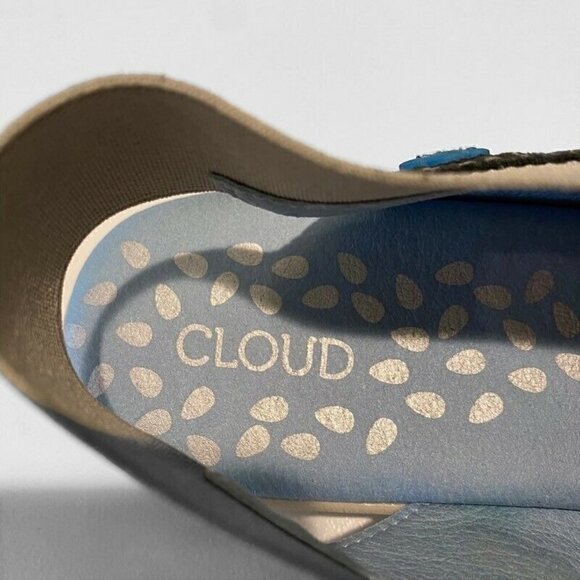 Cloud Caliber Slingback Sandals Black 39 / 8 - Picture 8 of 10